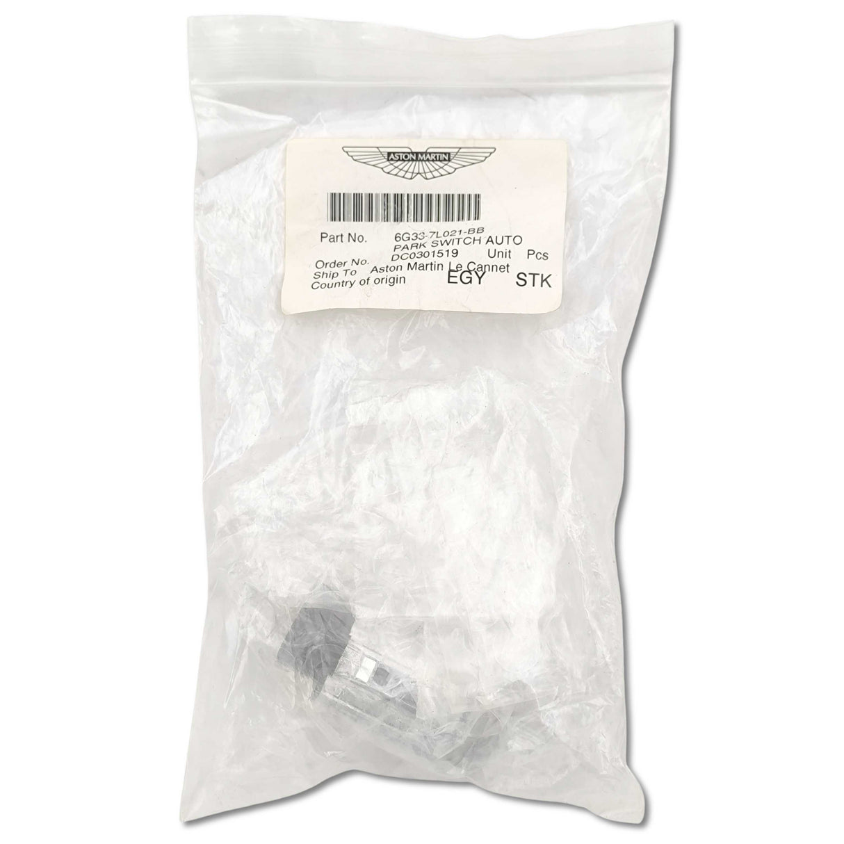 Aston Martin interruttore parcheggio cambio automatico 6G33-7L021-BB