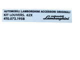 LAMBORGHINI Huracan Louvers Kit 4T0072195B