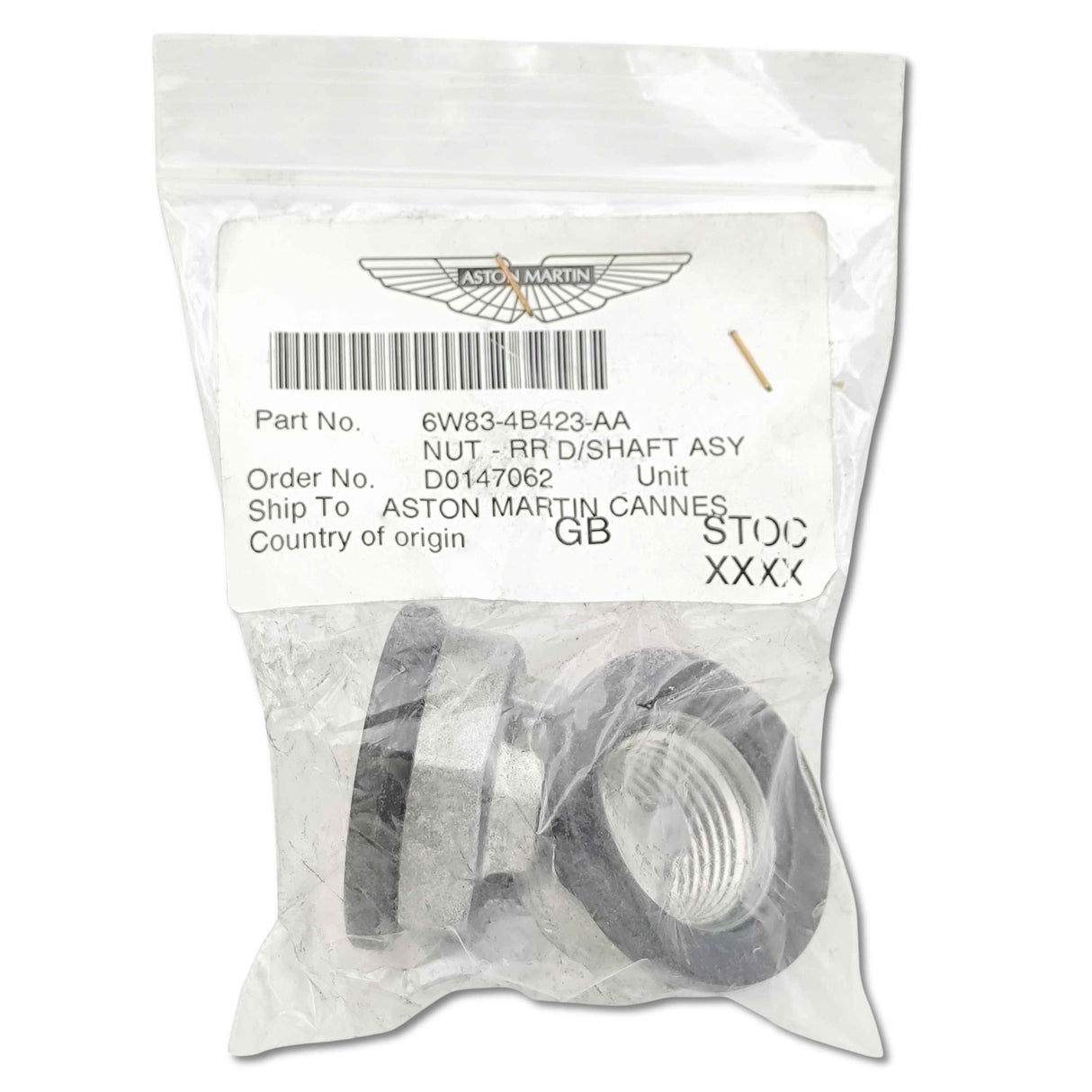 Aston Martin Dado Albero di Trasmissione Posteriore 6W83-4B423-AA