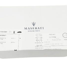 Maserati Originale Set Pastiglie Freno Posteriore 673012381