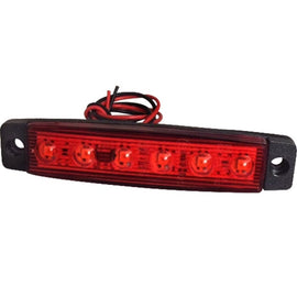 UNIVERSALE Originale Side Marker 6 LED Rosso 12/24V | Fratelli Leo.