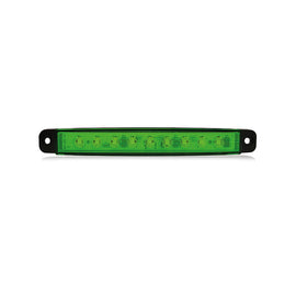 UNIVERSALE Originale Side Marker 9 LED Verde 12/24V | Fratelli Leo.