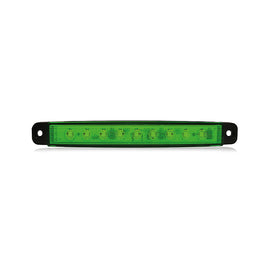 UNIVERSALE Originale Side Marker 9 LED Verde 12/24V | Fratelli Leo.